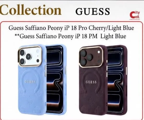 Guess Guess Saffiano Peony (18 Pro)