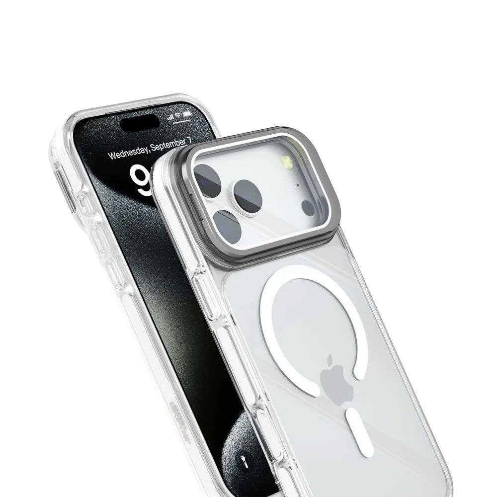 כיסוי MagSafe שקוף לאייפון 18 Pro