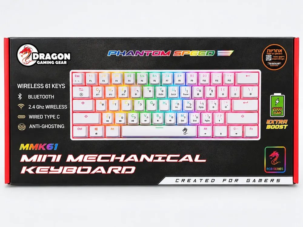 Dragon Gaming Gear מקלדת מכנית Dragon MMK61