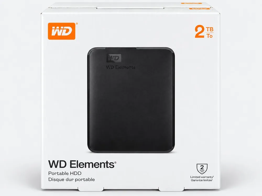 WD דיסק קשיח נייד WD Elements 2TB