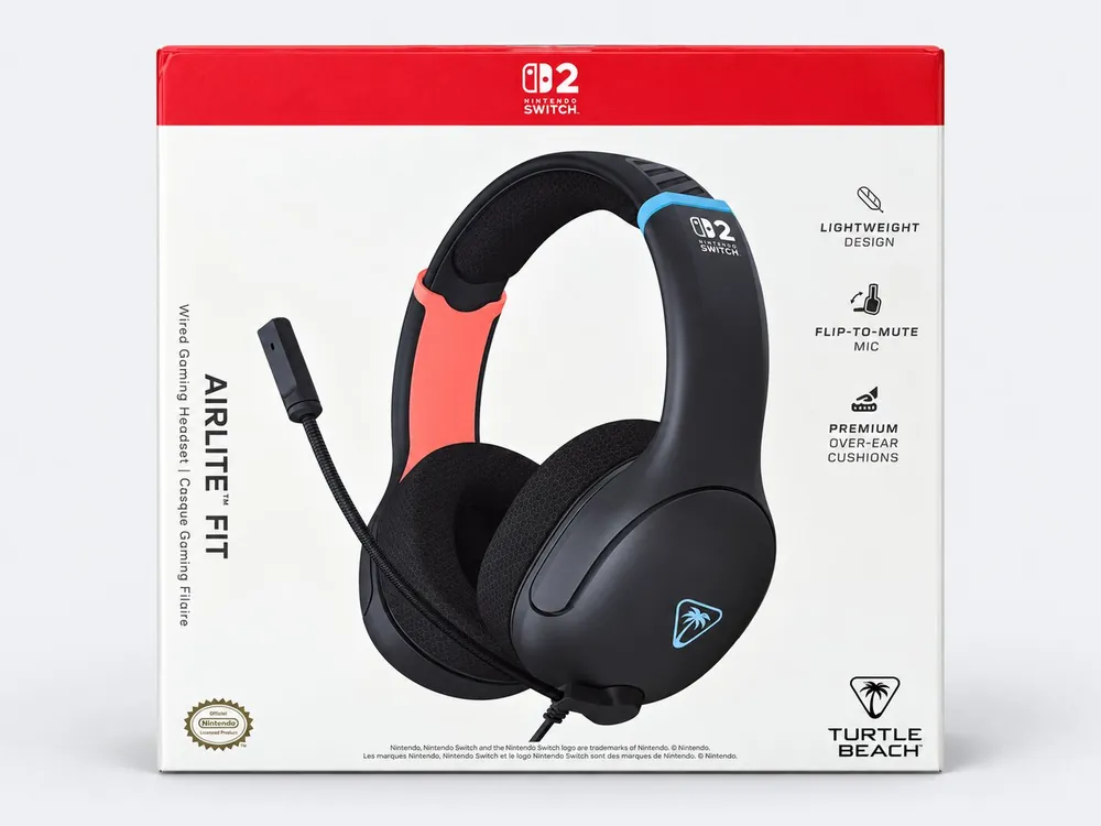 Turtle Beach אוזניות Turtle Beach Airlite Fit ל-Switch 2
