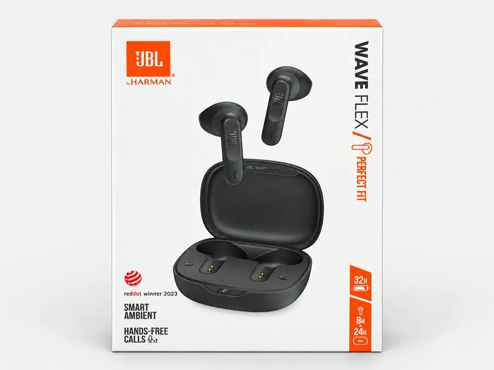 JBL אוזניות JBL Wave Flex אלחוטיות