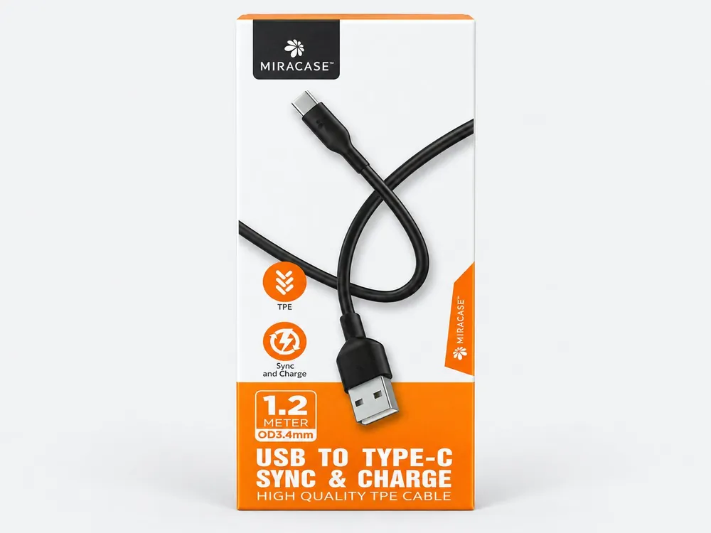 Miracase כבל USB ל-Type-C Miracase 1.2 מ׳