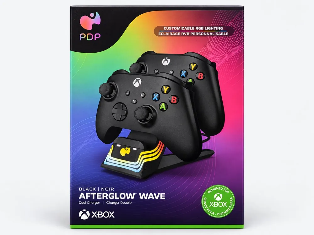 PDP תחנת טעינה PDP Afterglow Wave לבקרי Xbox