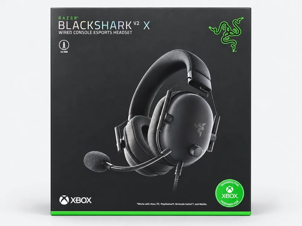 Razer אוזניות Razer BlackShark V2 X ל-Xbox