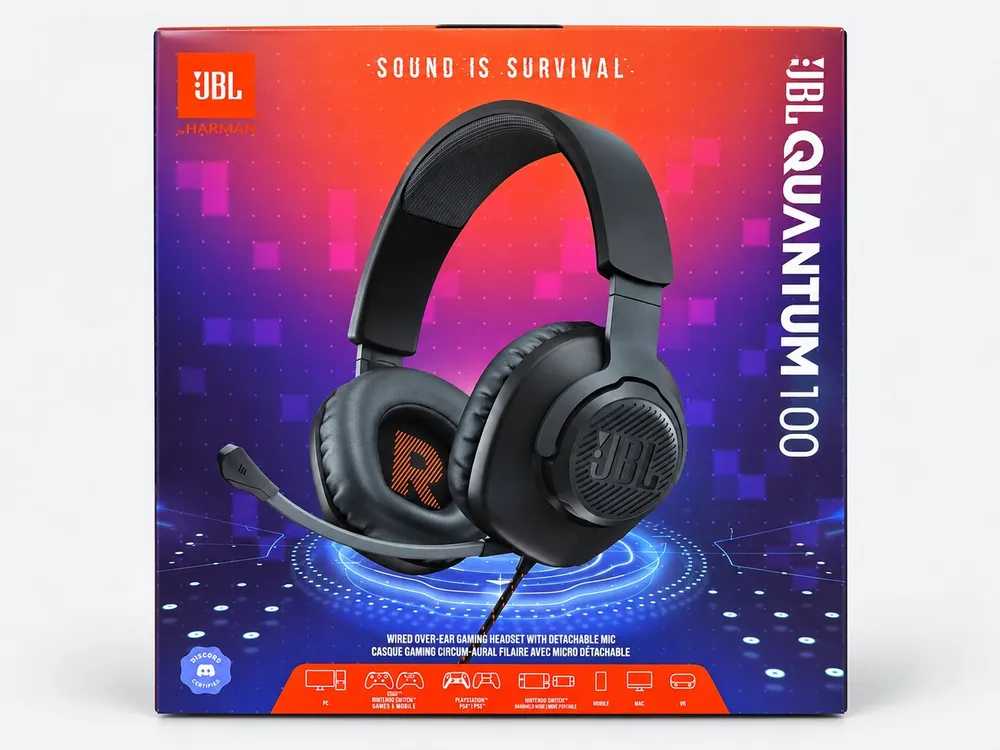JBL אוזניות JBL Quantum 100