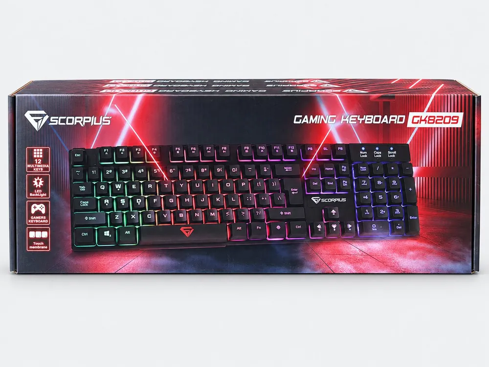 Scorpius מקלדת גיימינג Scorpius GK8209