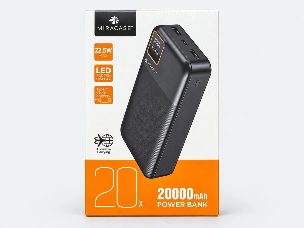 Miracase סוללה ניידת Miracase 20000mAh