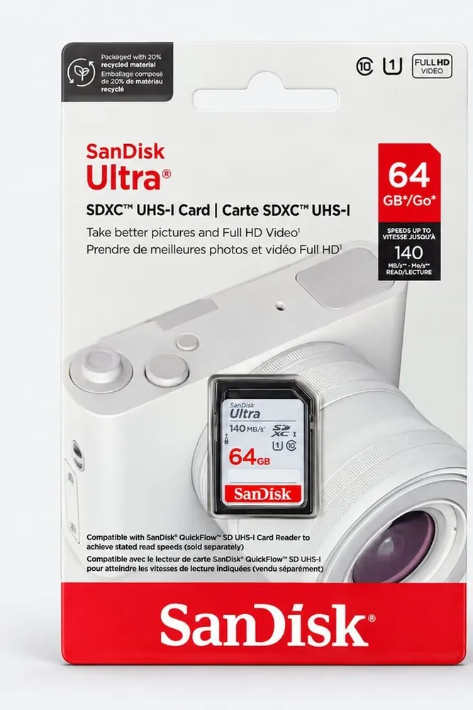 SanDisk כרטיס זיכרון SanDisk Ultra SDXC UHS-I