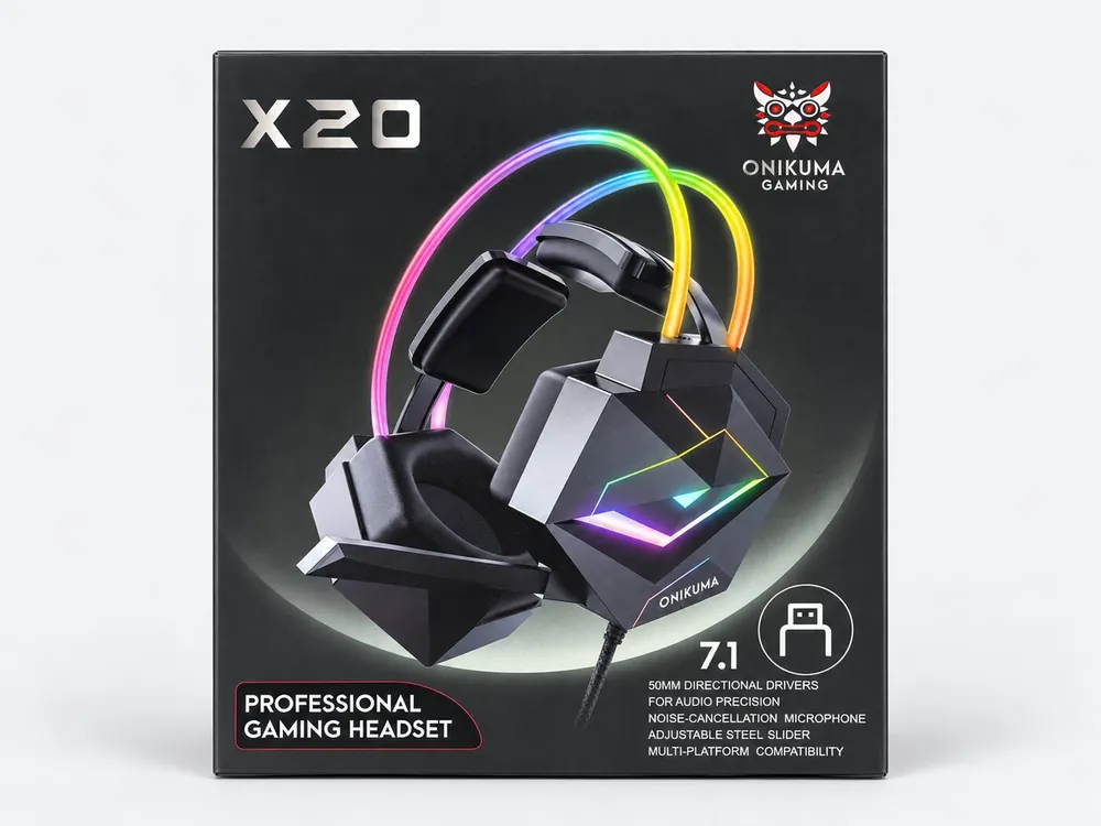 Onikuma אוזניות גיימינג Onikuma X20 7.1